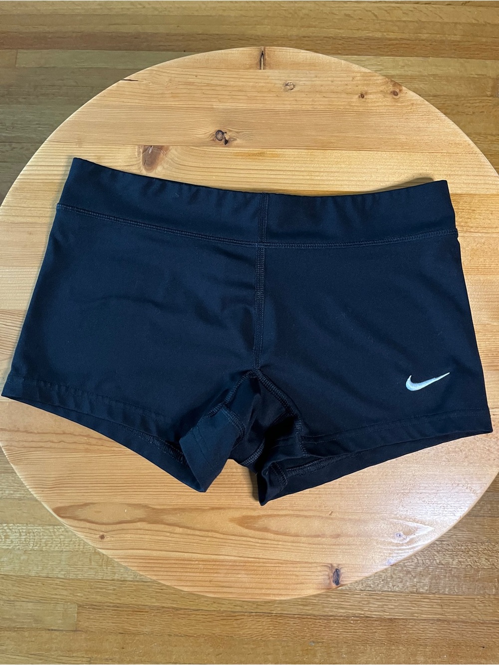 Nike Dry Fit Women's Black Athletic "Booty" Shorts. Size Small. Low Rise